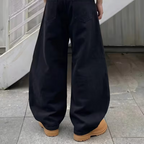 High Streets  American Baggy Wide Leg Denim Pants