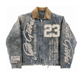 Y2K Archive Distressed Studded Denim Workwear Jacket