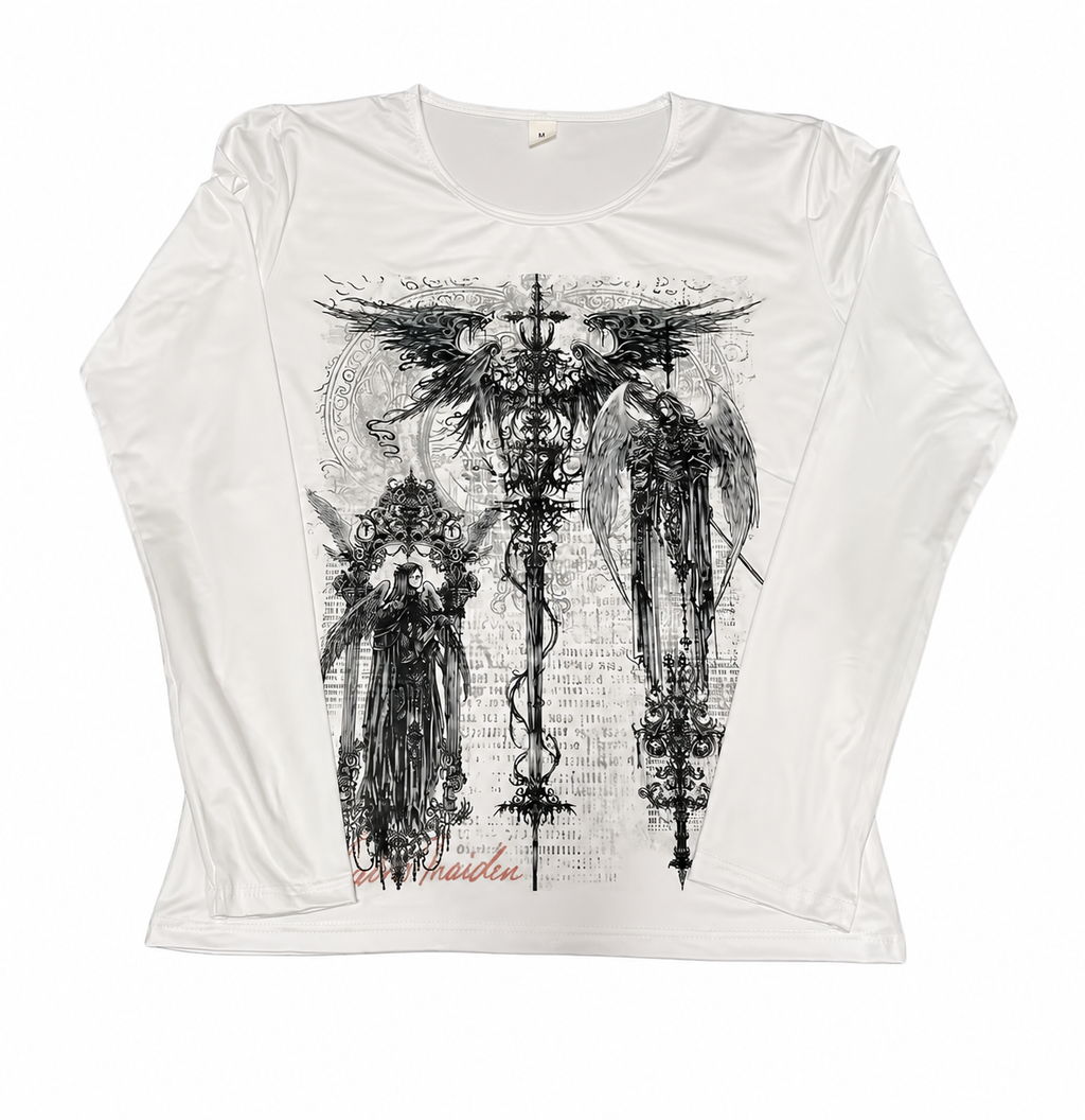 Goth Y2K Clothes Women Graphic Tees Aesthetic Clothing 90s Vintage Clothes