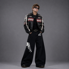 Y2K Streetwear Graphic High Streets American Baggy Wide Leg Denim Pants