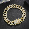 Luxury Iced Out Cuban Link Chain Bracelet