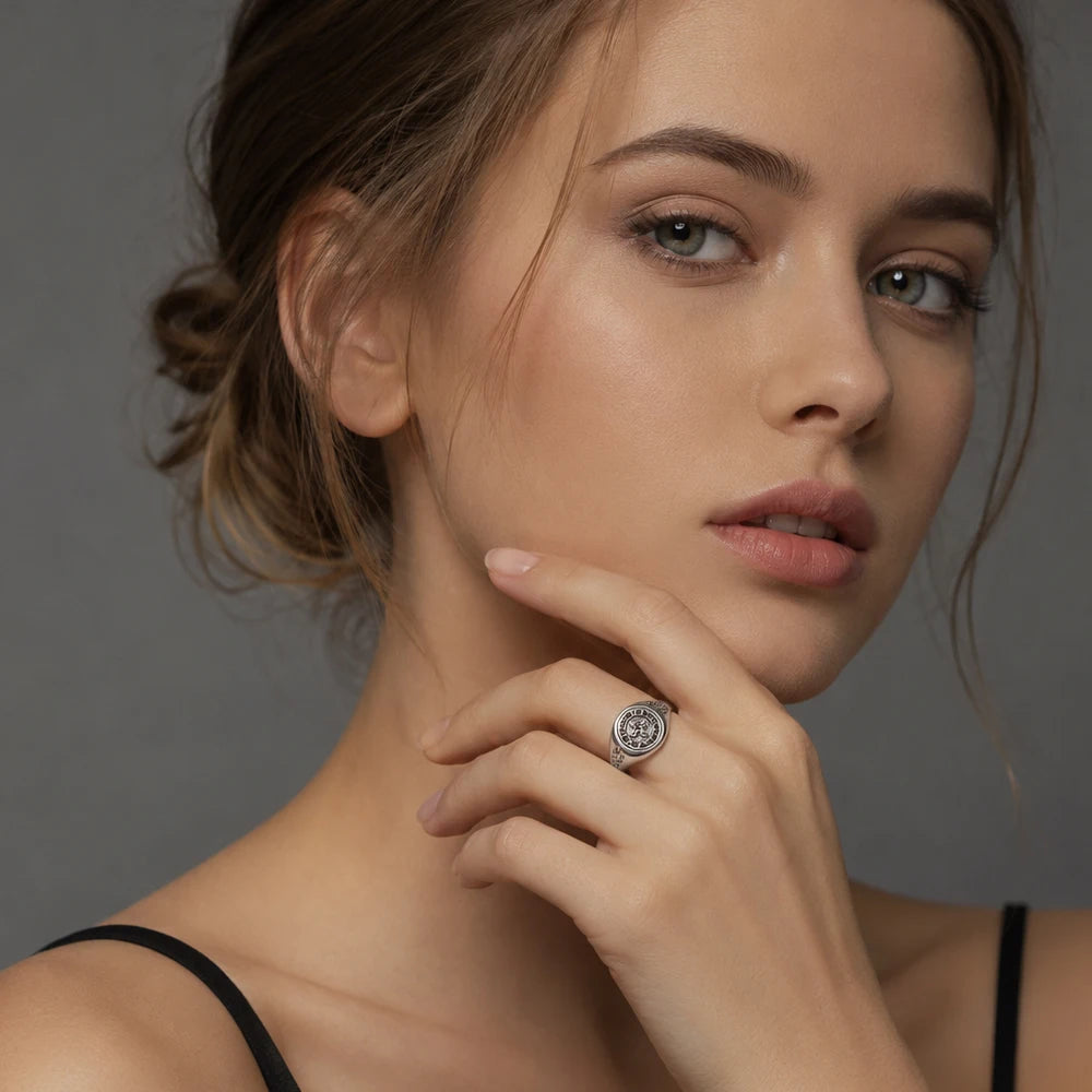 Iconic Cross Signet Ring