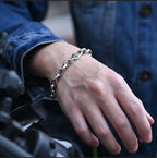 High Quality Silver New Six-Character Mantra Bracelet
