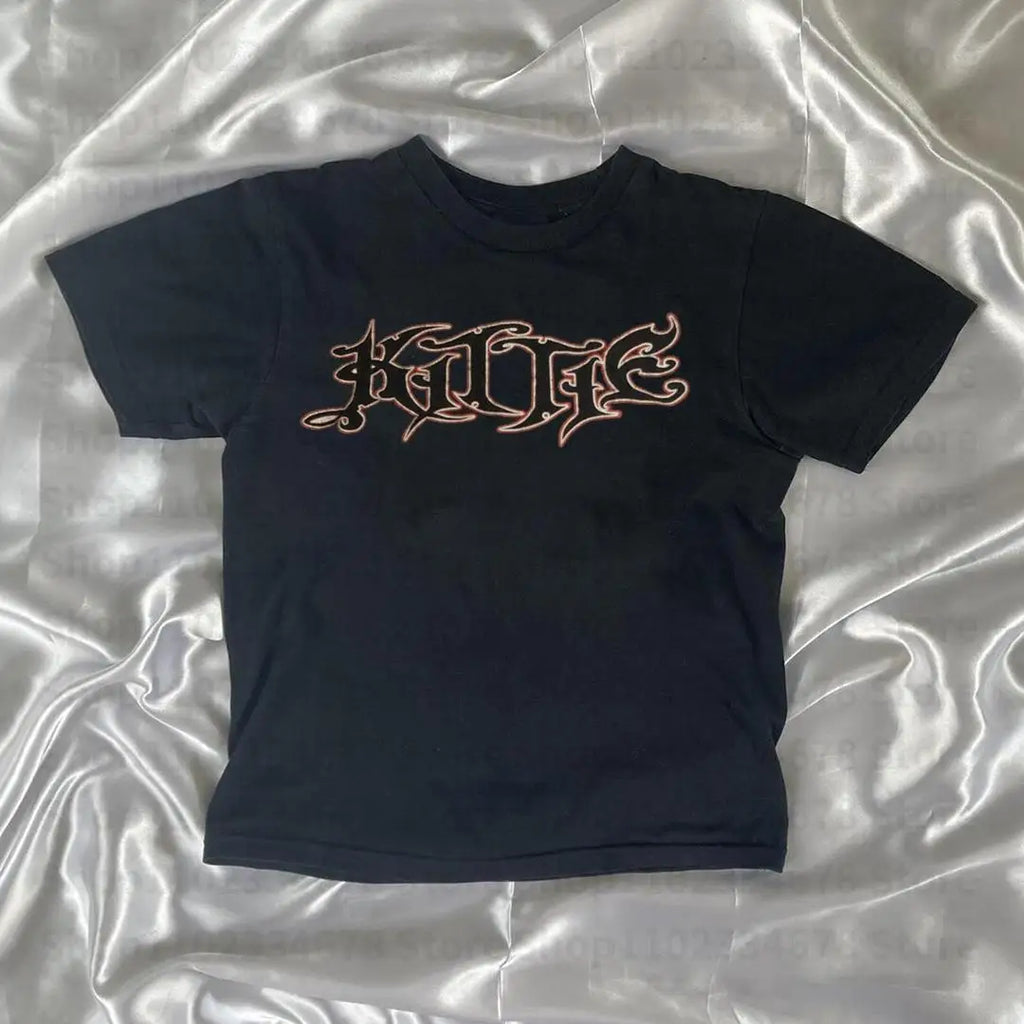 Y2K Streetwear Gothic Retro Emo Girl 2000s Baby T-shirt