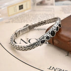 New Hand-Woven Trend Black Diamond Geometric Chain