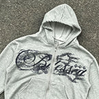 Y2K Harajuku Punk Style Retro American Zipper Hoodie