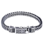 Vintage Bangles Dragon Bone Chain Weaving Bracelet