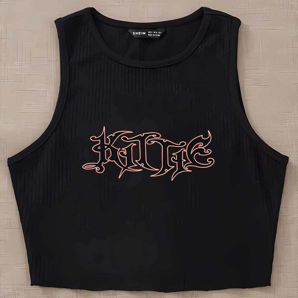 Y2K Streetwear Gothic Retro Emo Girl 2000s Baby T-shirt