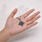 Vintage Celtic Knot Nordic North Stainless Steel  Necklace