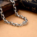 Six Syllable Mantra Ethnic Bold Retro Spiritual Necklace