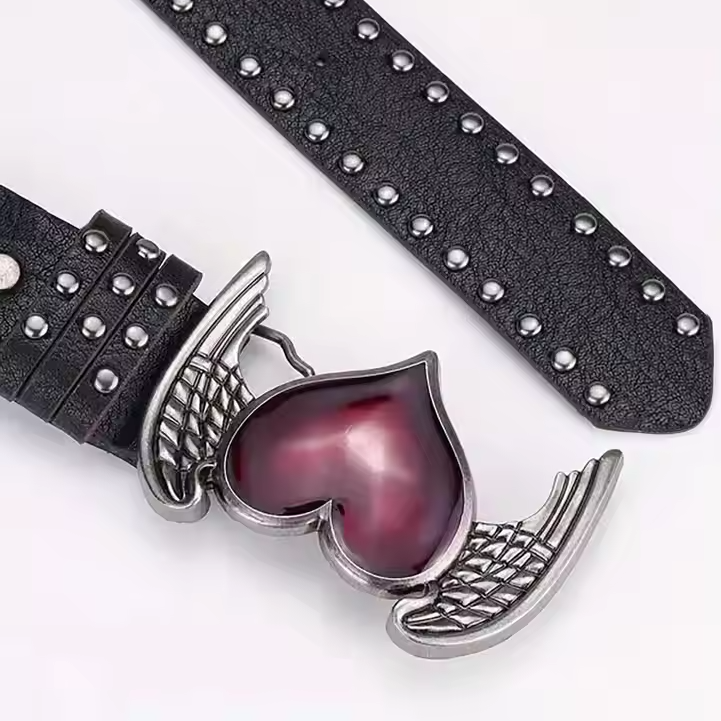 Heart Y2K Punk Gothic Belt