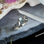 Retro Ethnic Style Moonstone Ring