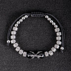 Stainless Steel Beaded Natural Tiger Eye Stone Vintage Bracelets