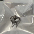 Vintage Goth Doom Mask Adjustable Joint Ring