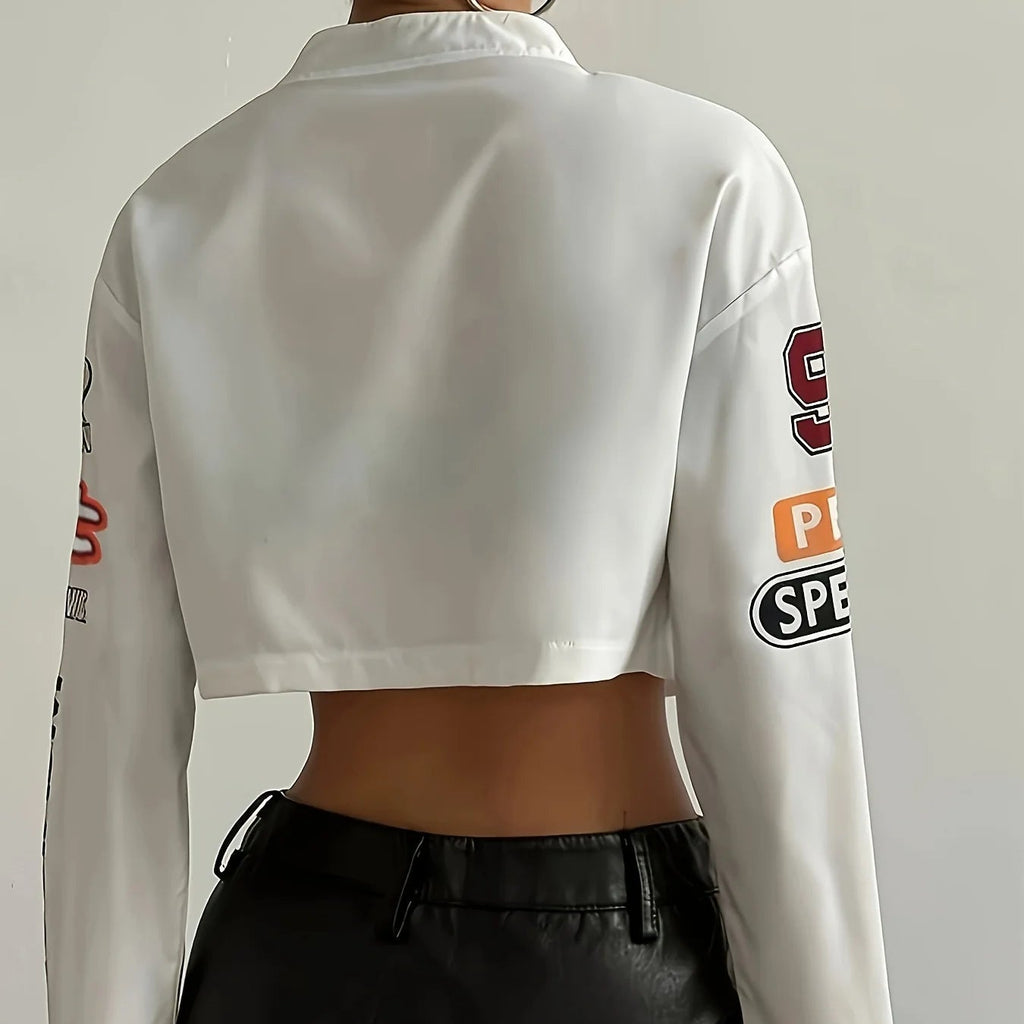 Low Back Trendy Casual Motorcycle Baseball Jacket Coat
