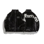 Winter New American Street Letter Embroidered Fleece Casual Warm Jackets