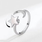 Sunflower Diamond Zircon Rotatable Ring