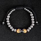 Stainless Steel Beaded Natural Tiger Eye Stone Vintage Bracelets