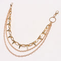 Unisex Hip Hop Punk Rock Metal Waist Chain Pants Key Ring Trousers Chain