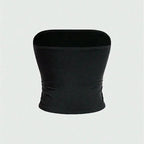 Gothic Y2K Mary Glitter Tube Top