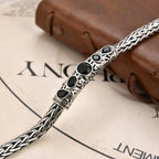 New Hand-Woven Trend Black Diamond Geometric Chain