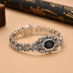 New European and American Silver Pattern Fashion Bracelet