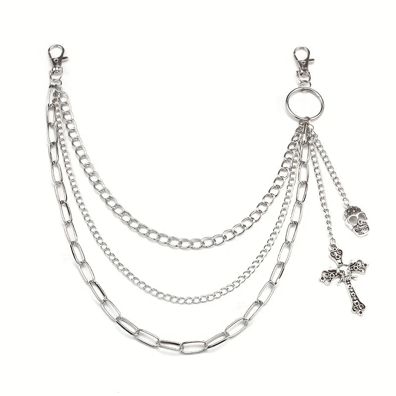 Pants Chain Biker Skull Cool EMO Punk Hip Hop Rock Chain Wallet