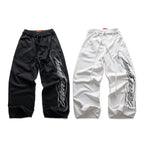 Y2K American Retro  Hip-Hop Letter Printed Streetwear Jogger Loose Wide-Leg Oversize Casual Pants