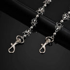 Hiphop Metal Pants Chain Pentagram Black Spider Pants Chain