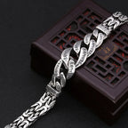 Retro  Six-Character Mantra Peace Pattern Lucky Bracelet