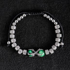 Stainless Steel Beaded Natural Tiger Eye Stone Vintage Bracelets