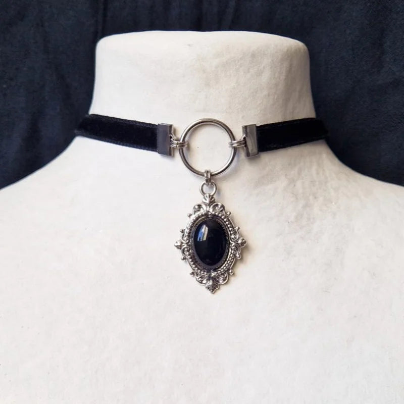 Gothic Punk Style Y2k Bead Cross Pendant Necklace Multi-layer Retro Trendy Accessory Jewelry