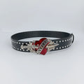 Unisex Jeans Belt sword red heart Goth Y2k Fashion Belts For Women High Quality Luxury Brand Rivet Punk Accessory Men Waistband