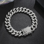 Luxury Iced Out Cuban Link Chain Bracelet