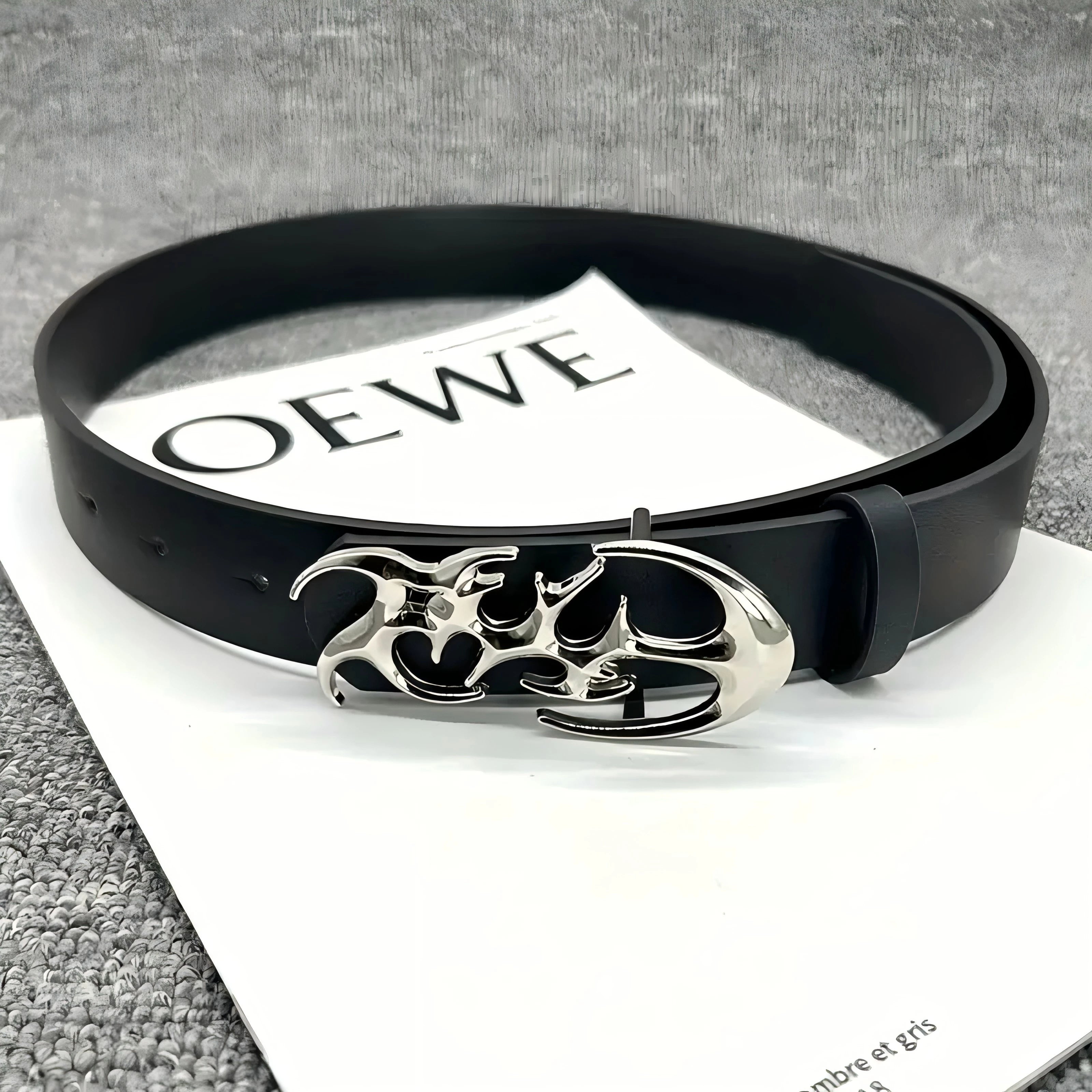 New Stylish Y2K Hollow PU Leather Fashion Punk Belt For Men Women Trendy Accessory For Gift Giving