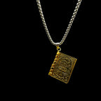 Gothic Style Religious Bible Necklace Alloy Steel Vintage Flipped Bible